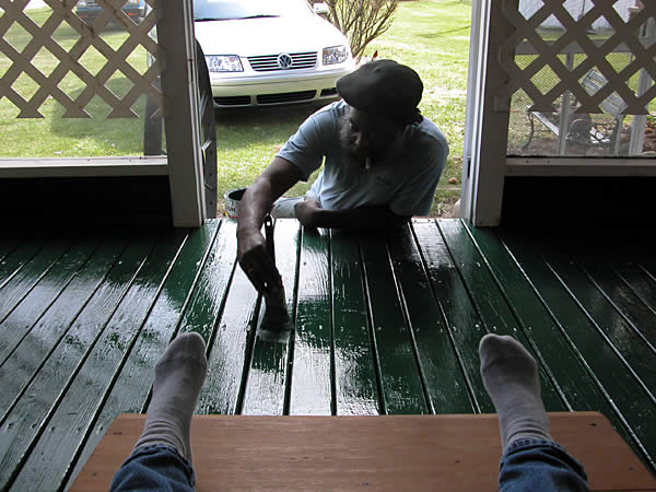 Painting the Porch