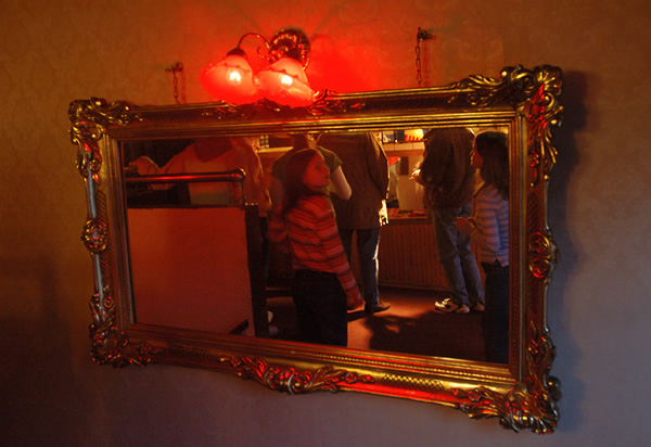 Mirror in lobby, Bremen Theater