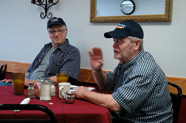 Marvin and Art at The Lunch Box, Moberly, MO