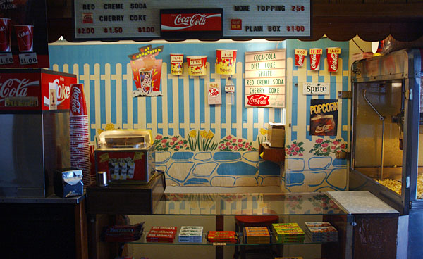 Concession stand, Isis Theatre, Winamac 