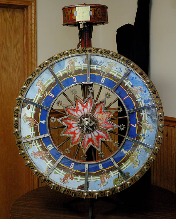 Roulette wheel, Ligonier American Legion