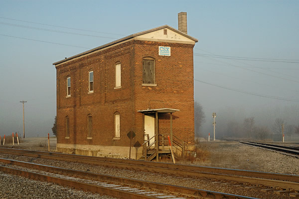 CSX railroad building, Walkerton