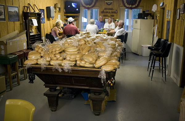 100 dozen buns (for the Labor Day Ox Roast), American Legion, Monterey